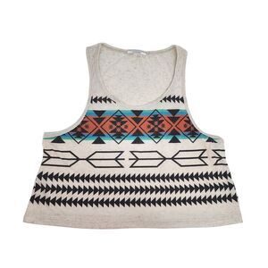 Poetry Aztec Western Crop Top Size Medium‎